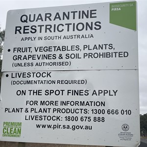 SA Border Quarantine Bin