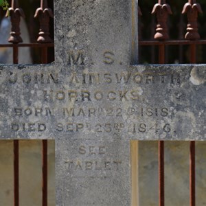 The Grave of John Horrocks 1846