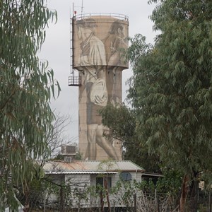 Cunnamulla Water Tower Art