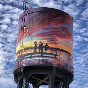 Hughenden Water Tower Art