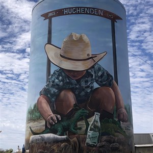 Hughenden Water Tower Art