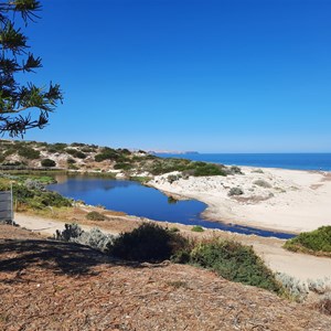 Lagoon and beach