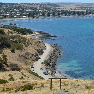 Geologically rich road to wharf
