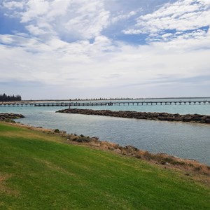Foreshore and pier