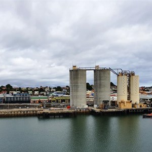 The city of Devonport viewed from East Devonport