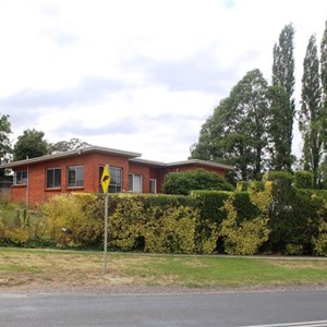 Shrubs trimmed to represent a train is most appropriate for Railton