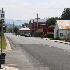 The main road through Mole Creek