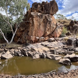 Sun rock waterhole
