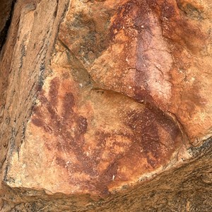 Sun rock waterhole