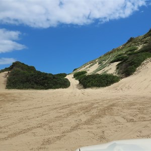 Dune area exit tracks