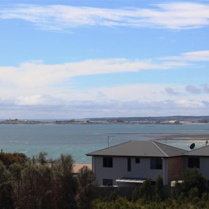 Low Head viewed over the Tamar from Greens Beach