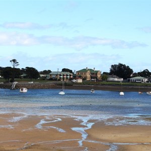 Historic buildings comprise much of the original town