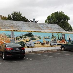 Mural in the main street