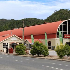 The West Coast Wilderness Railway station in Queenstown