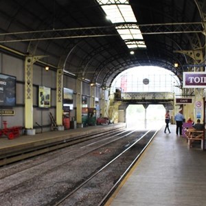 Platforms at the Queenstown station