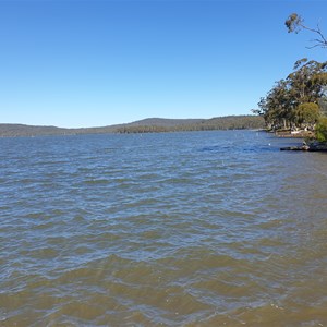 Lake Leake looking east from jetty 