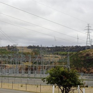 Electricity sub station at Waddamana