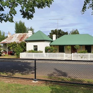 Historic houses still occupied in a side street.