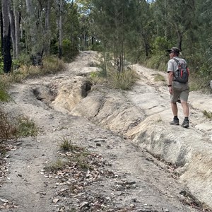 Start of hard 4WD section