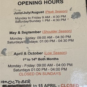 Visitor Information Centre (temporarily closed)