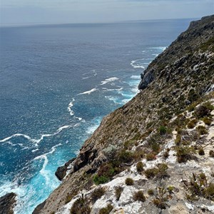 End of clifftop hike