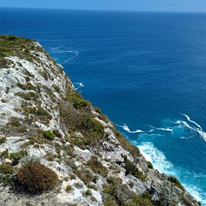 End of clifftop hike