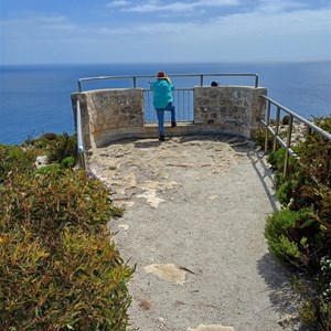 End of clifftop hike
