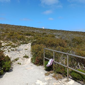 End of clifftop hike
