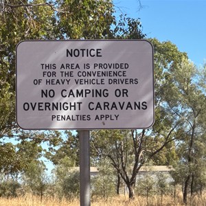 Barcaldine Roadside Stop