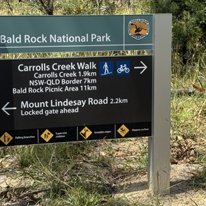 Carolls Creek & Airstrip Fire Trail Junction