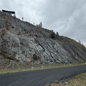 Glenlyon Dam Wall