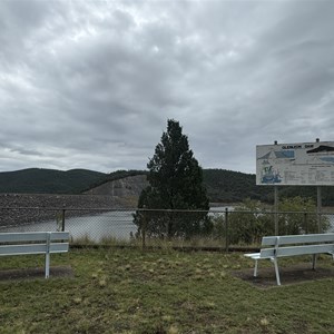 Glenlyon Dam Wall