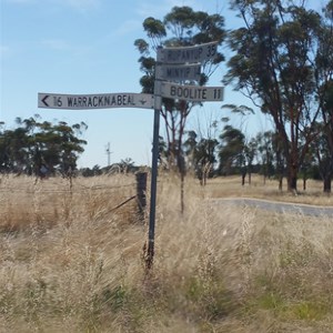 Sheep Hills sign