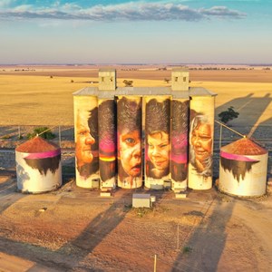 Sheep Hills silos