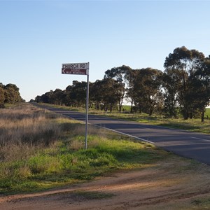 Church Rd. Access to memorial