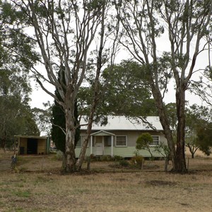 Front of teachers residence.