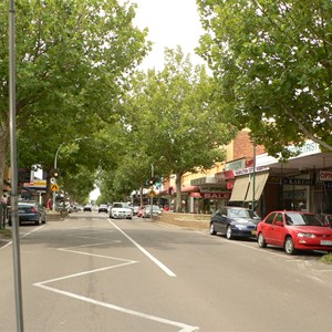 Streetscape - town centre.