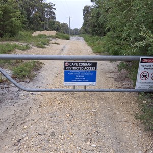 Pearl Point Track gate