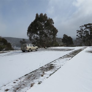 Teahouse parking area