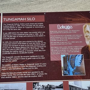 Tungamah Silo Art