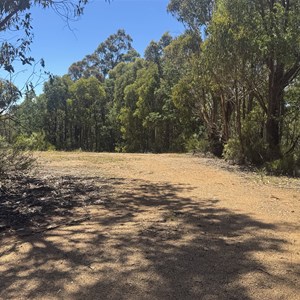 Open flat campsite