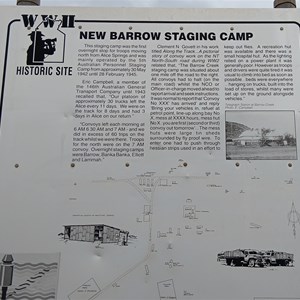 Barrow Creek WWII camp