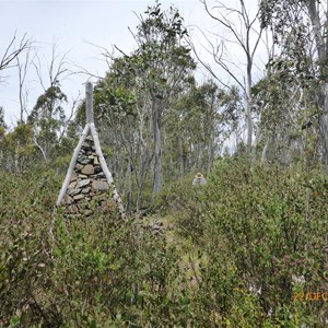 Camouflaged cairn