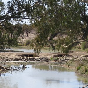 Box culverts exposed Sept 2018