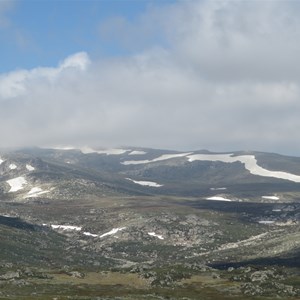 View west to Main range