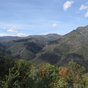 Watsons Crags on right