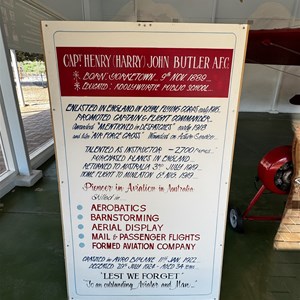 CAPTAIN HARRY BUTLER MEMORIAL