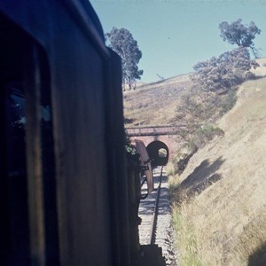J Class approaching Cheviot tunnel