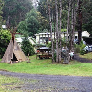 A North American Indian themed lodge