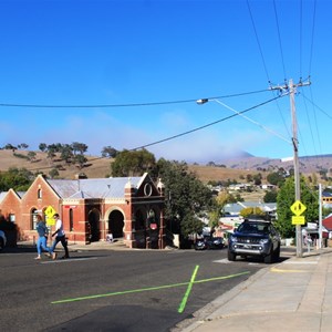 Omeo main street and Post Office